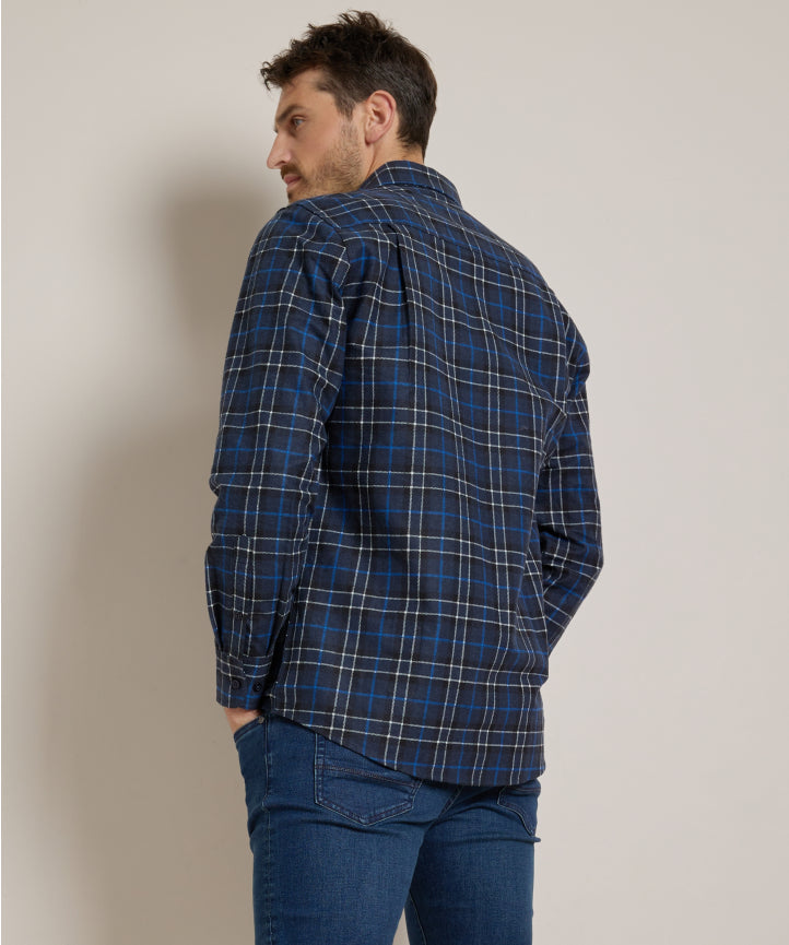 Flanellhemd mit Aufdruck