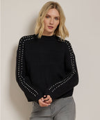 Pullover mit Perlen
